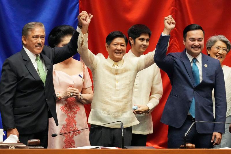 Noul președinte al Filipinelor, Ferdinand „Bongbong” Marcos Jr. , Foto: Aaron Favila / AP - The Associated Press / Profimedia