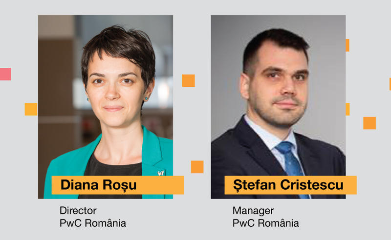 Diana Roșu, Ștefan Cristescu, Foto: PwC România