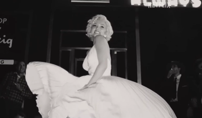 Ana de Armas o interpreteaza pe Marilyn Monroe in Blonde, Foto: Captura video