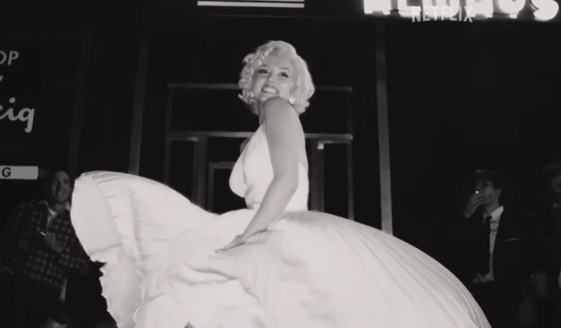 Ana de Armas o interpreteaza pe Marilyn Monroe in Blonde, Foto: Captura video