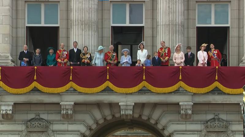 Poza de familie la jubileu de platina al Reginei, Foto: Captura video