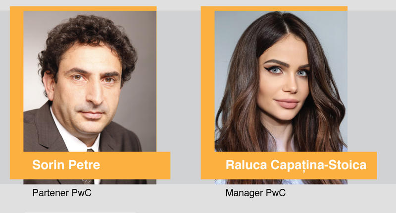 Sorin Petre, partener PwC România și Raluca Alexandra Capatina-Stoica, manager PwC România, Foto: Hotnews