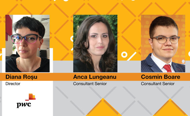 Diana Roșu, Anca Lungeanu, Cosmin Boare, Foto: PwC România