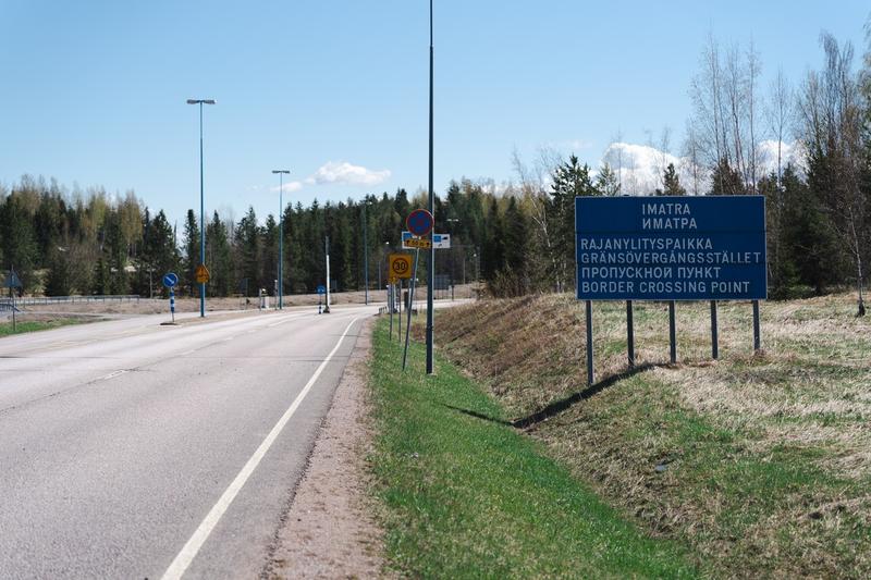 Punct de trecere a frontierei din Finlanda în Rusia, Foto: Alessandro RAMPAZZO / AFP / Profimedia