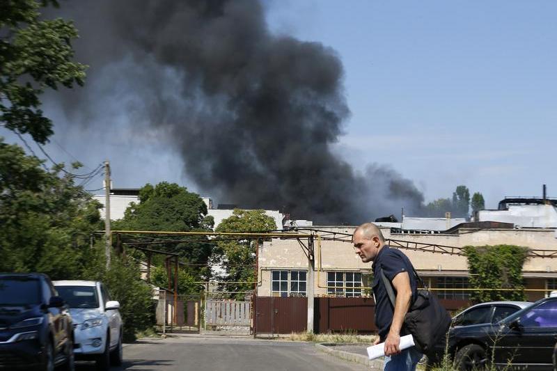 Oraşul Odesa a fost bombardat, Foto: Vladimir Sindeyeve/NurPhoto / Shutterstock Editorial / Profimedia