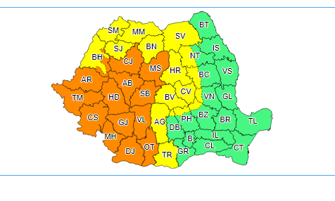 cod de vijelii 1 septembrie, Foto: ANM