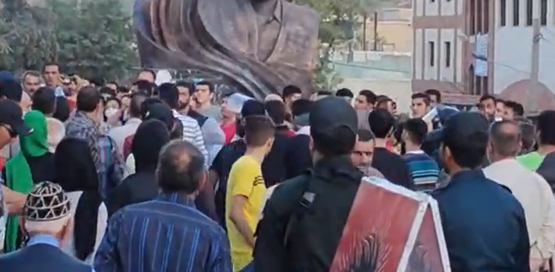 proteste Iran dupa moartea unei femei, Foto: Captura video