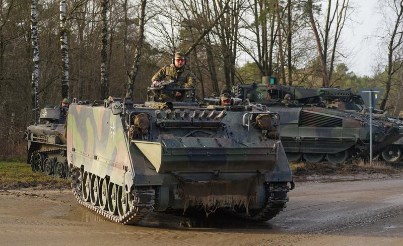 transportor blindat german M113, Foto: PHILIPP SCHULZE / AFP / Profimedia