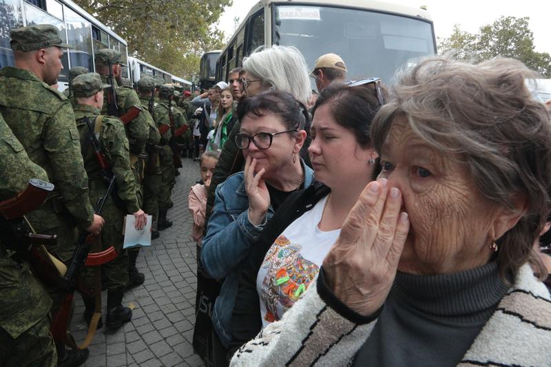 Rezerviști din Crimeea trimiși la război de Putin, Foto: STRINGER / AFP / Profimedia