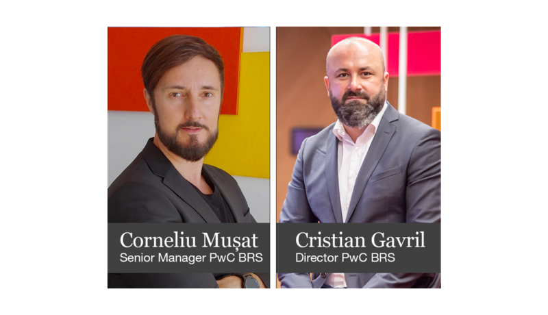 Cristian Gavril, Corneliu Mușat, Foto: PwC România