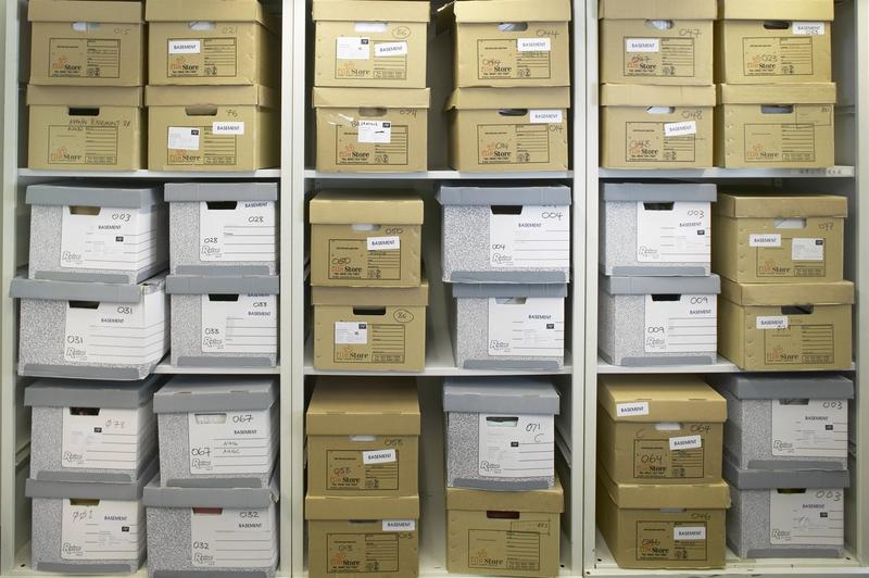 Arhiva cu documente care urmeaza sa fie prelucrate, Foto: Richard Bryant/Arcaid / Shutterstock Editorial / Profimedia