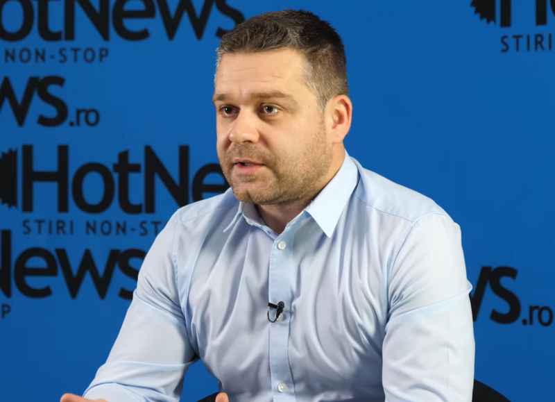 Ciprian Ciucu în studioul HotNews.ro, Foto: Adi Iacob / HotNews