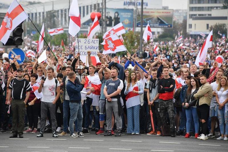 Proteste în Belarus 2020, Foto: Sputnik / Profimedia Images