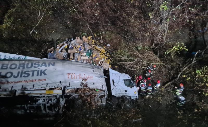 Accident TIR, Foto: ISU Mehedinti