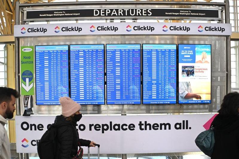 Zboruri anulate in SUA din cauza vremii severe, Foto: MANDEL NGAN / AFP / Profimedia