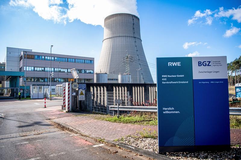 Centrala nucleară Emsland din Germania, Foto: Sina Schuldt / AFP / Profimedia