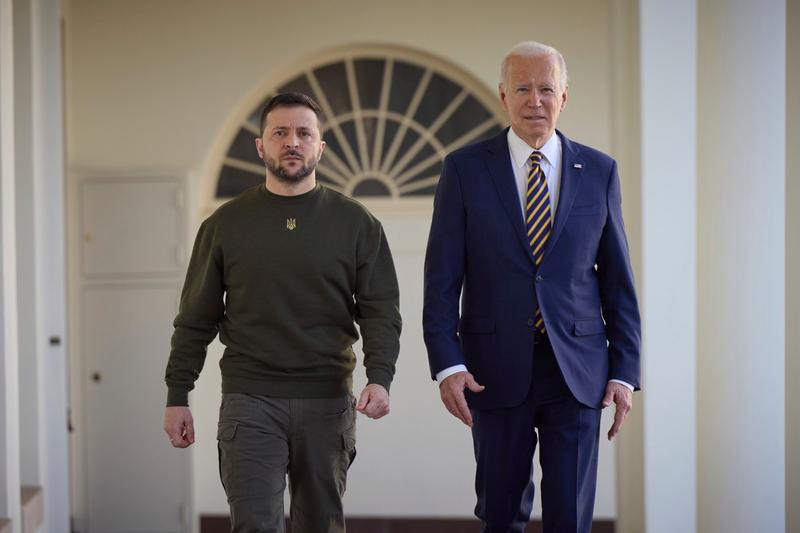 Volodimir Zelenski și Joe Biden, Foto: Presidential Office of Ukraine / DPA / Profimedia