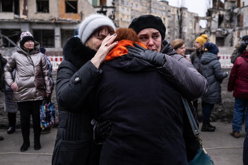 Femei din Dnipro, Foto: Virginie Nguyen Hoang / AFP / Profimedia