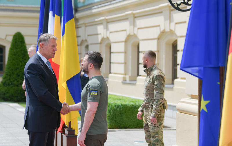 Iohannis si Zelenski, la Kiev, Foto: Presidency.ro