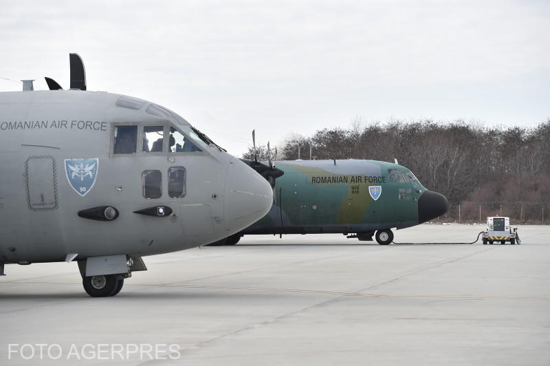 Aeronave de transport ale Forțelor Aeriene Române, Foto: Agerpres