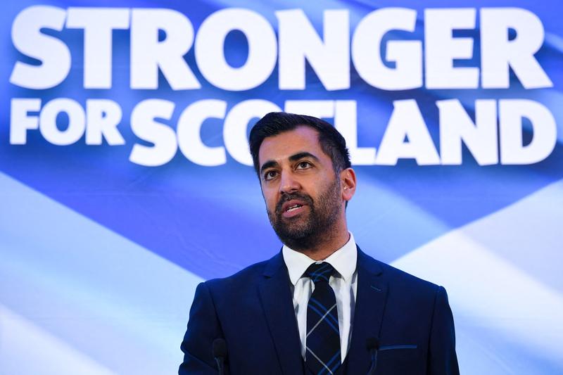 Humza Yousaf, primul premier musulman al Scotiei, Foto: Andy Buchanan / AFP / Profimedia