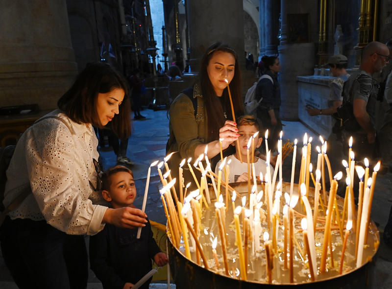 Credinciosi in Biserica Sf. Mormant- Ierusalim, Foto: DEBBIE HILL / UPI / Profimedia