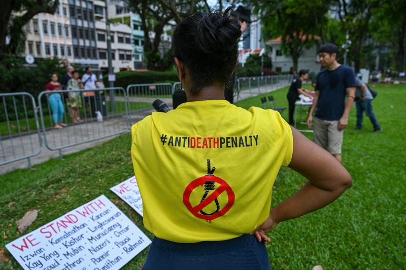 Protest împotriva pedepsei cu moartea în ​Singapore, Foto: Roslan Rahman / AFP / Profimedia Images