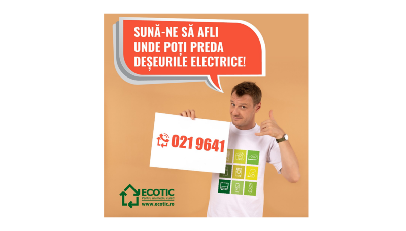 Campanii de colectare deșeuri electrice la nivel național, Foto: ECOTIC