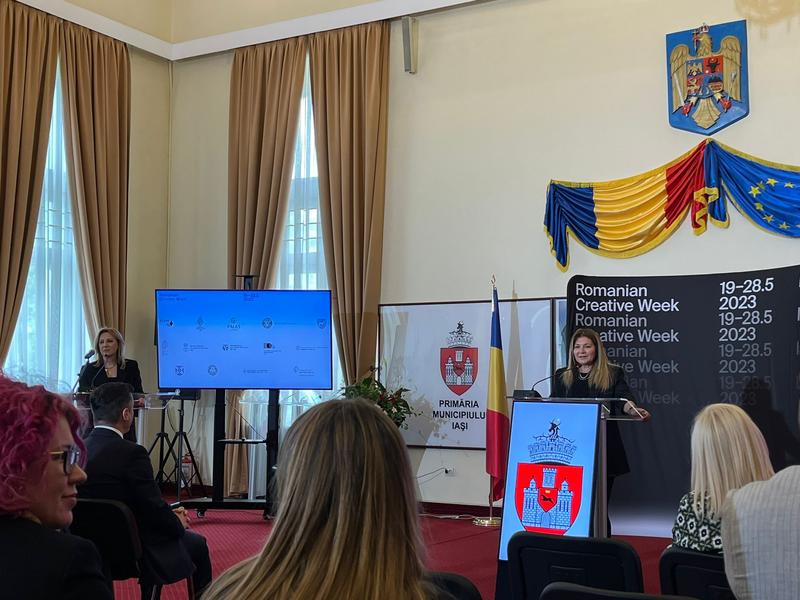 Irina Schrotter, conferința RCW, Foto: Romanian Creative Week