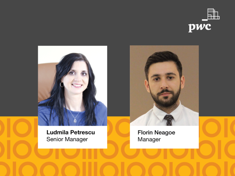 Ludmila Petrescu, Florin Neagoe, Foto: PwC România
