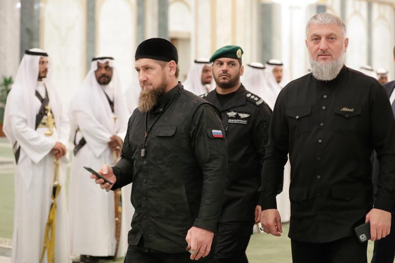 Adam Delimhanov alaturi de Ramzan Kadirov, Foto: Mikhail Metzel / TASS / Profimedia Images