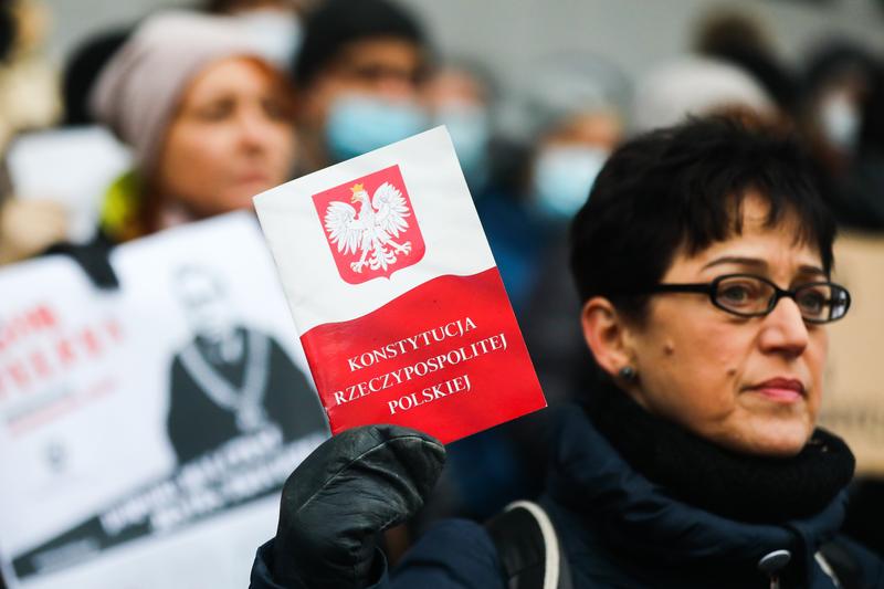 protest pentru independenta judecatorilor in Plonia, Foto: Beata Zawrzel/NurPhoto / Shutterstock Editorial / Profimedia