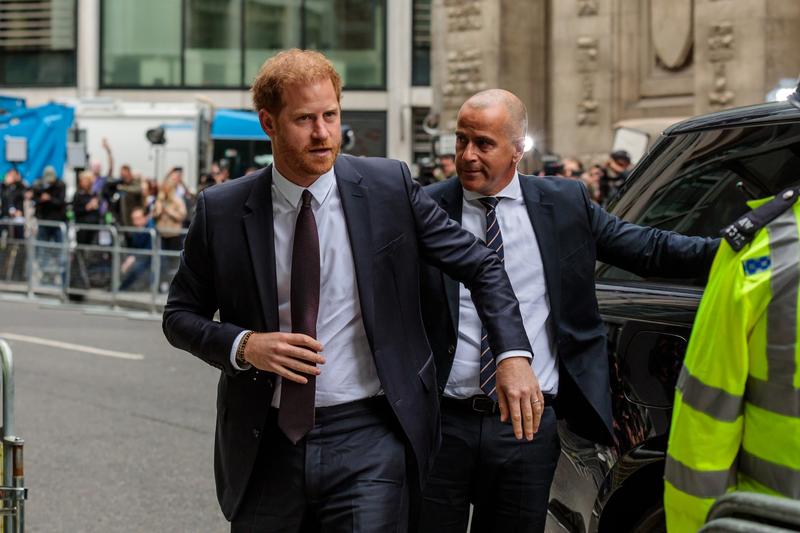 Printul Harry in fata instantei de la Londra, Foto: Amanda Rose / Avalon / Profimedia Images