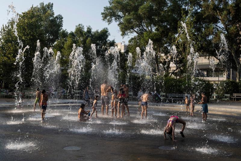 Căldură extremă în Grecia, Foto: Petros Giannakouris / AP / Profimedia