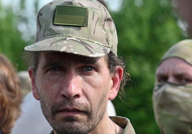 comandantul Legiunii Libertatea Rusiei, cunoscut drept Caesar, Foto: SERGEY BOBOK / AFP / Profimedia