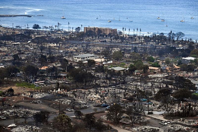 Incendiile au mistuit insula Maui din Hawaii, Foto: Patrick T. Fallon / AFP / Profimedia
