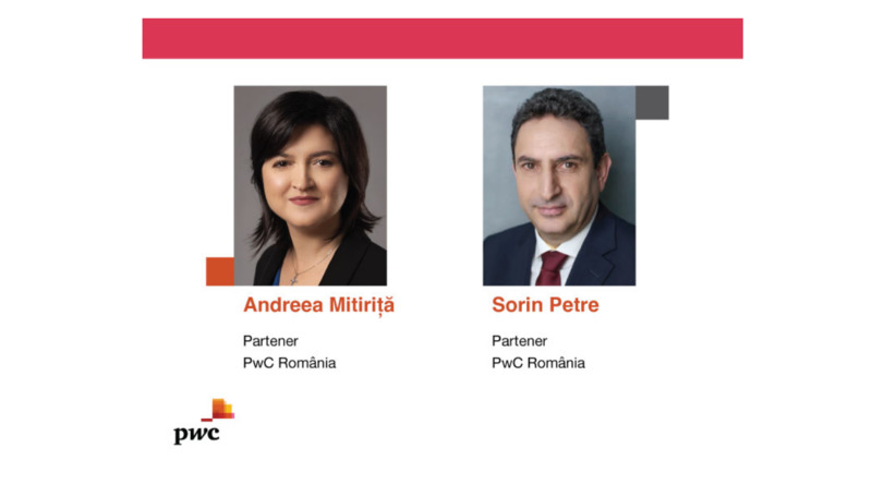 Andreea Mitiriță, Sorin Petre, Foto: PwC România