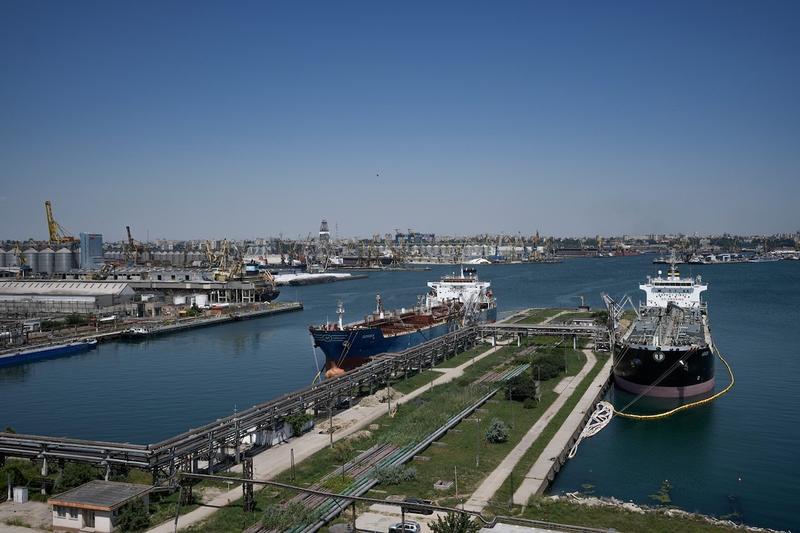 Nave ancorate in portul Constanta, Foto: Vadim Ghirda / AP / Profimedia