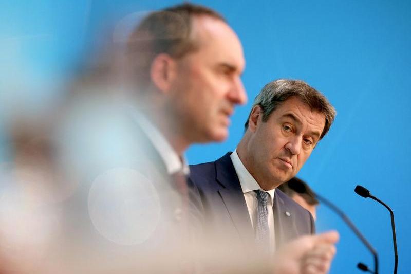 Markus Söder (dreapta) și Hubert Aiwanger, Foto: KARL-JOSEF HILDENBRAND / AFP / Profimedia