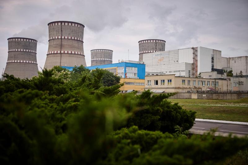 Centrala nucleară de la Rivne, situată în vestul Ucrainei, Foto: Pool /Ukrainian Presidentia / Zuma Press / Profimedia