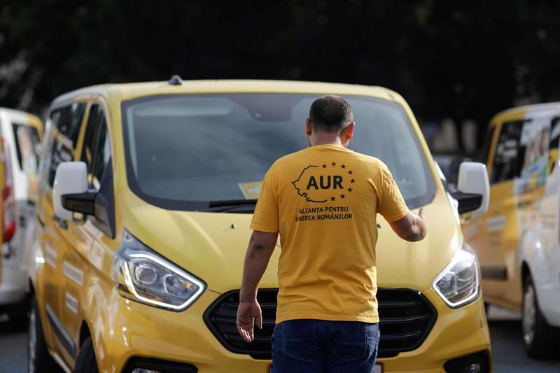 Alianța pentru Unirea Românilor (AUR) - imagine generică, Foto: Inquam Photos / George Calin