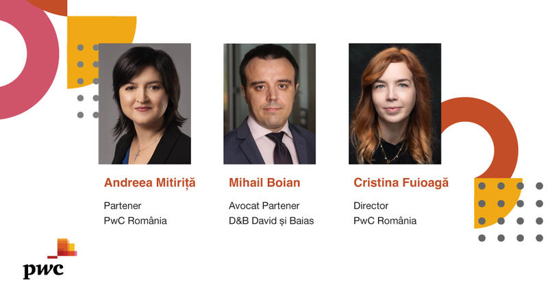 Andreea Mitriță, Mihail Boian, Cristina Fuioagă, Foto: PwC România