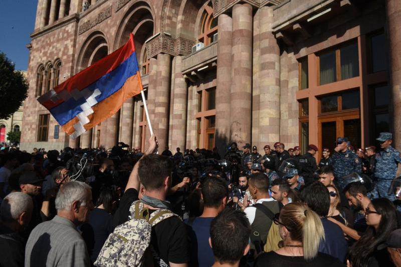 Proteste la Erevan, Foto: Karen MINASYAN / AFP / Profimedia