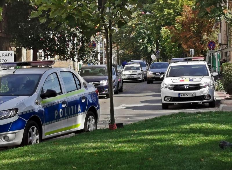 Masini de politie, Foto: Adrian Ilincescu/ HotNews.ro