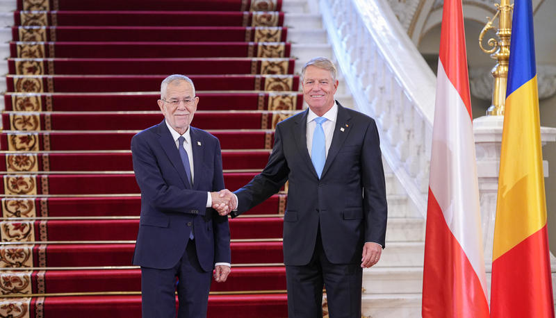 Iohannis și președintele Austriei Alexander Van der Bellen, Foto: Presidency.ro