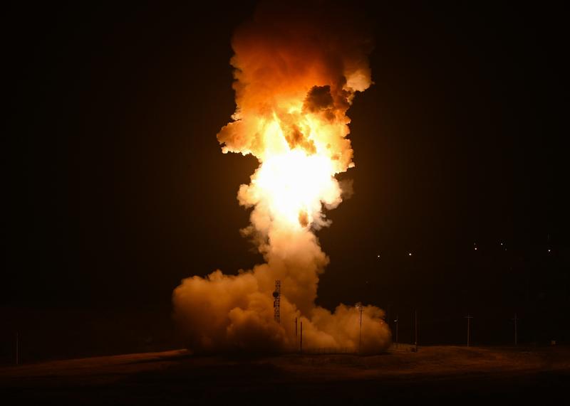 SUA au testat racheta balistica intercontinentala Minuteman III, Foto: Kadielle Shaw / AFP / Profimedia