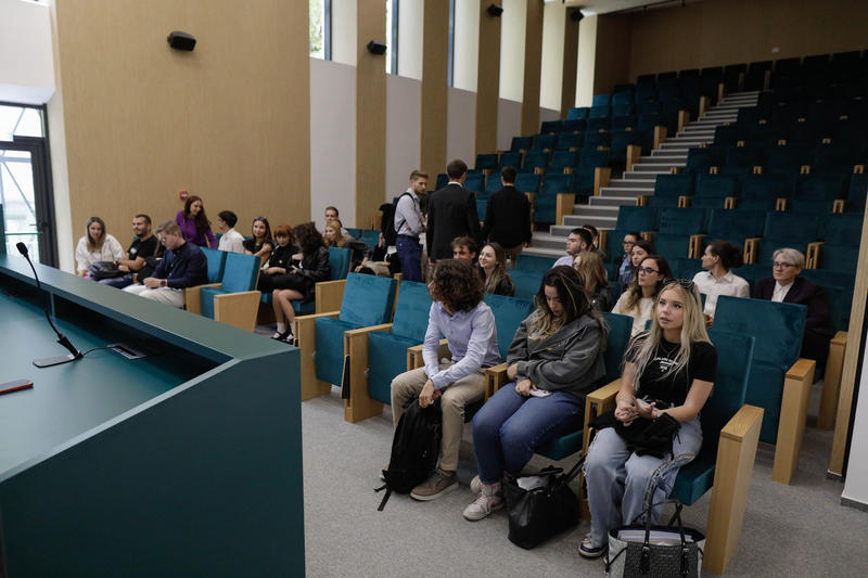 Studenți în amfiteatru, Foto: Inquam Photos / George Călin