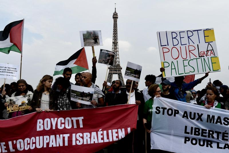 Manifestatie pro-palestiniana la Paris, Foto: Philippe Lopez / AFP / Profimedia Images