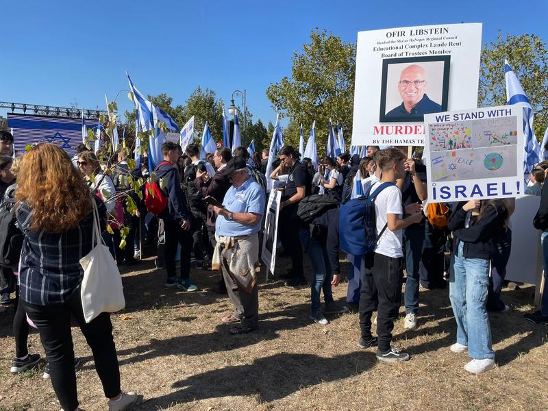 Manifestație pro Israel in București, Foto: Hotnews