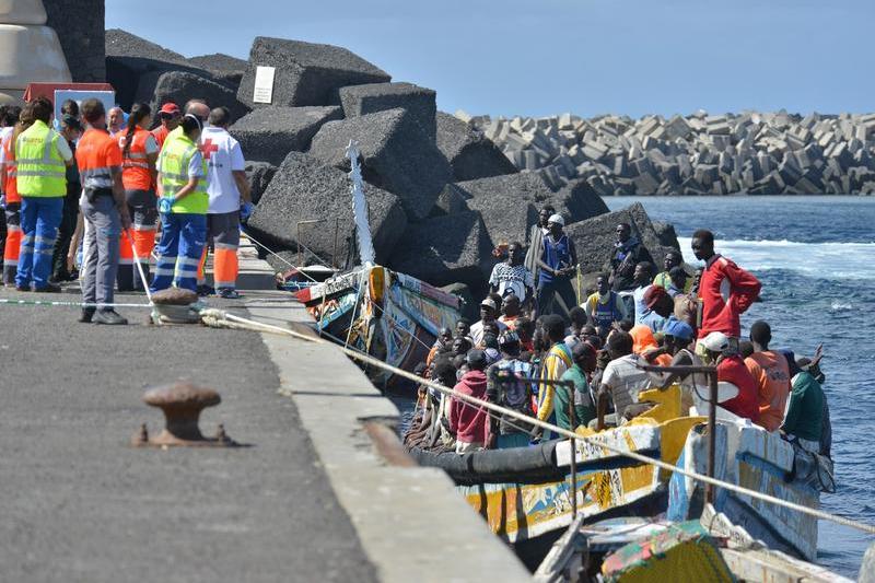 Număr mare de migranţi sosiți în Insulele Canare, Foto: Europa Press / ContactoPhoto / Profimedia